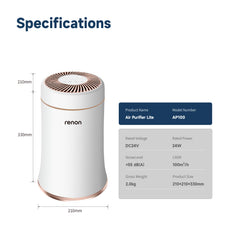 Air Purifier Lite Breathe Pure AP100