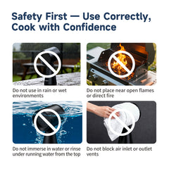 Cordless Range Hood RH4000B - Smoke Extraction