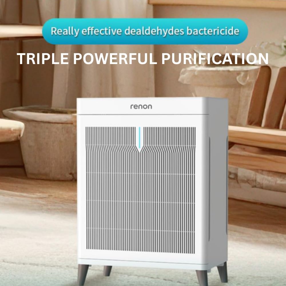 Smart Air Purifier for Home, HEPA Filtration, Strong Airflow - KJ320-Q