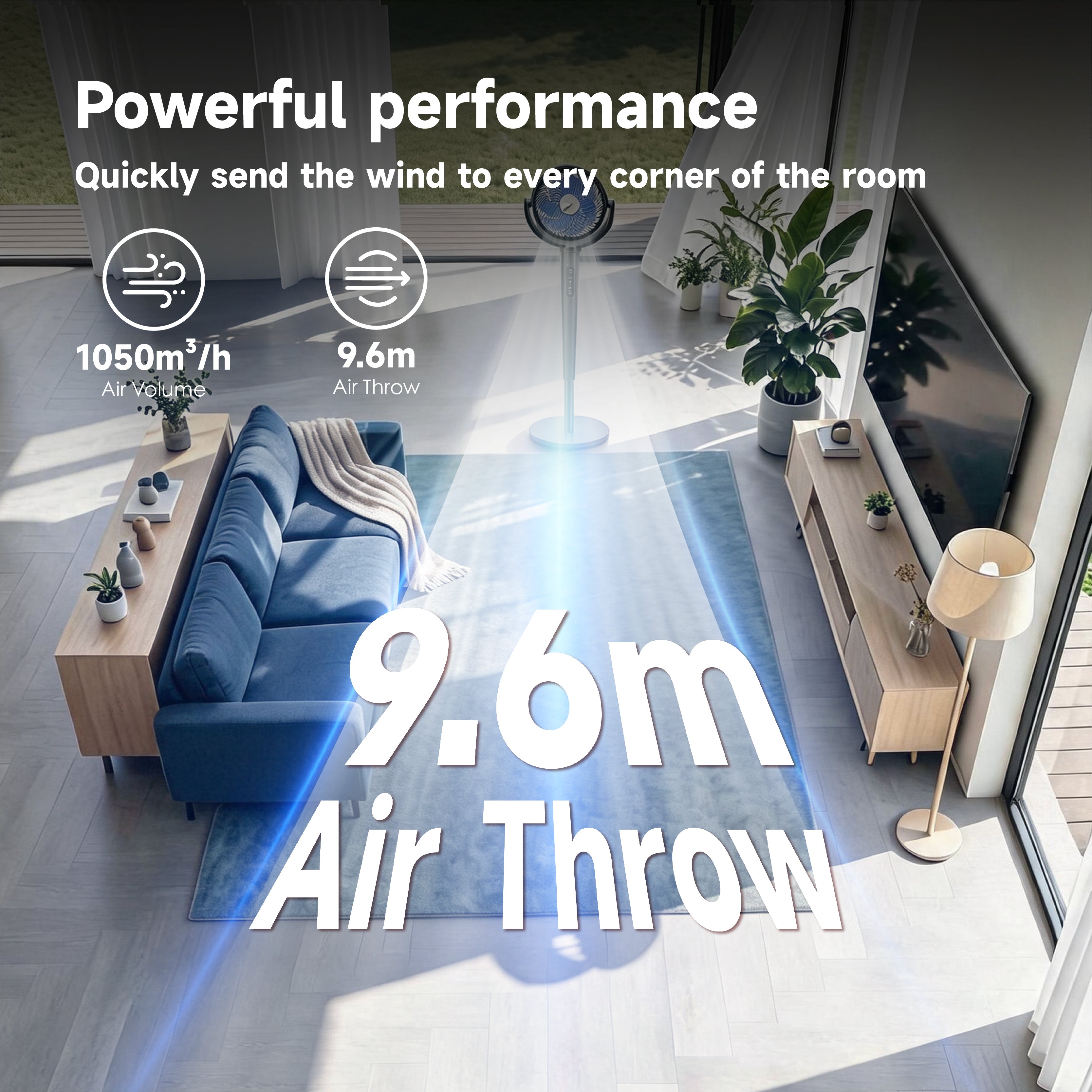 AirPulse 120° AF70 Smart Fan