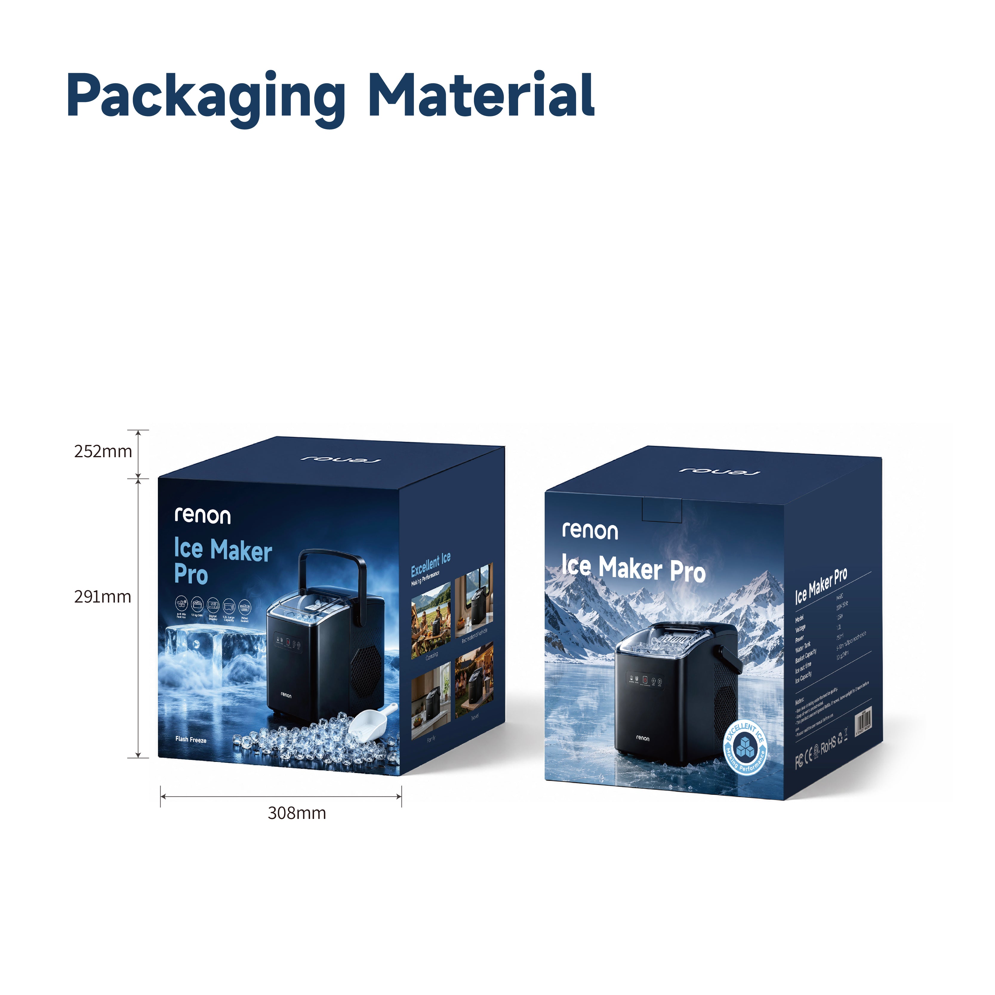 Ice Maker Pro 750ml ice basket IM680