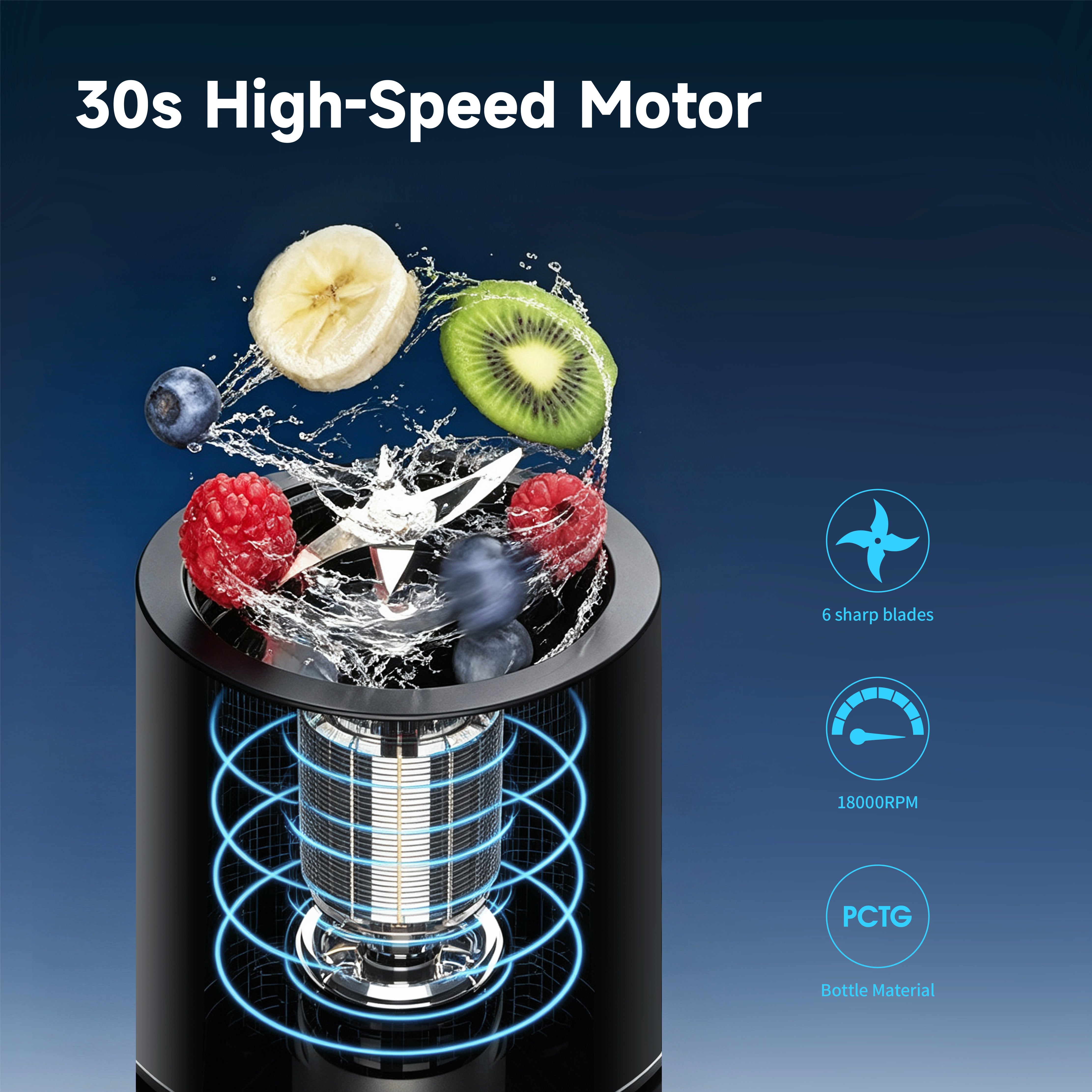 Portable Blender Pro_Black RN-B12
