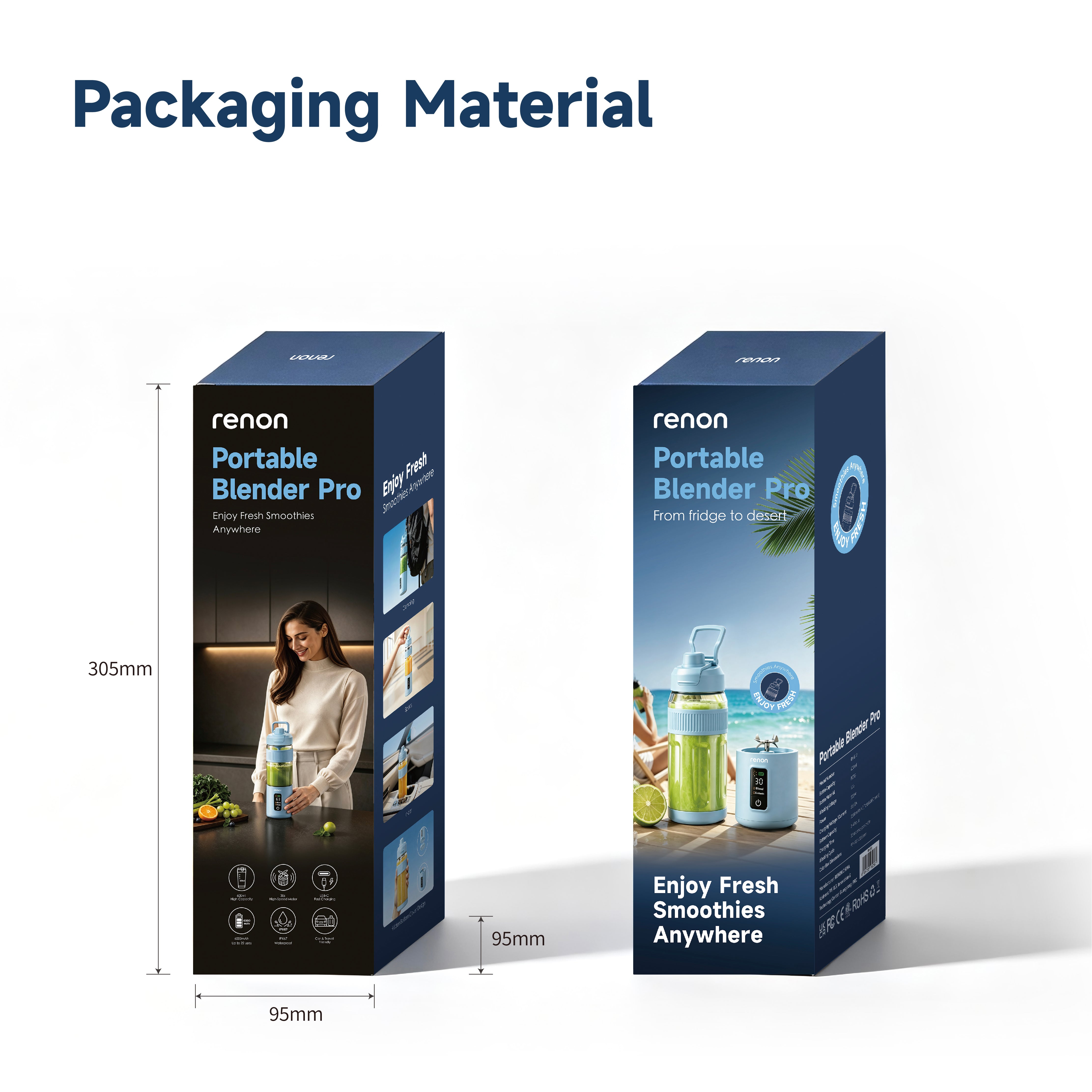 Portable Blender Pro_Blue RN-B12