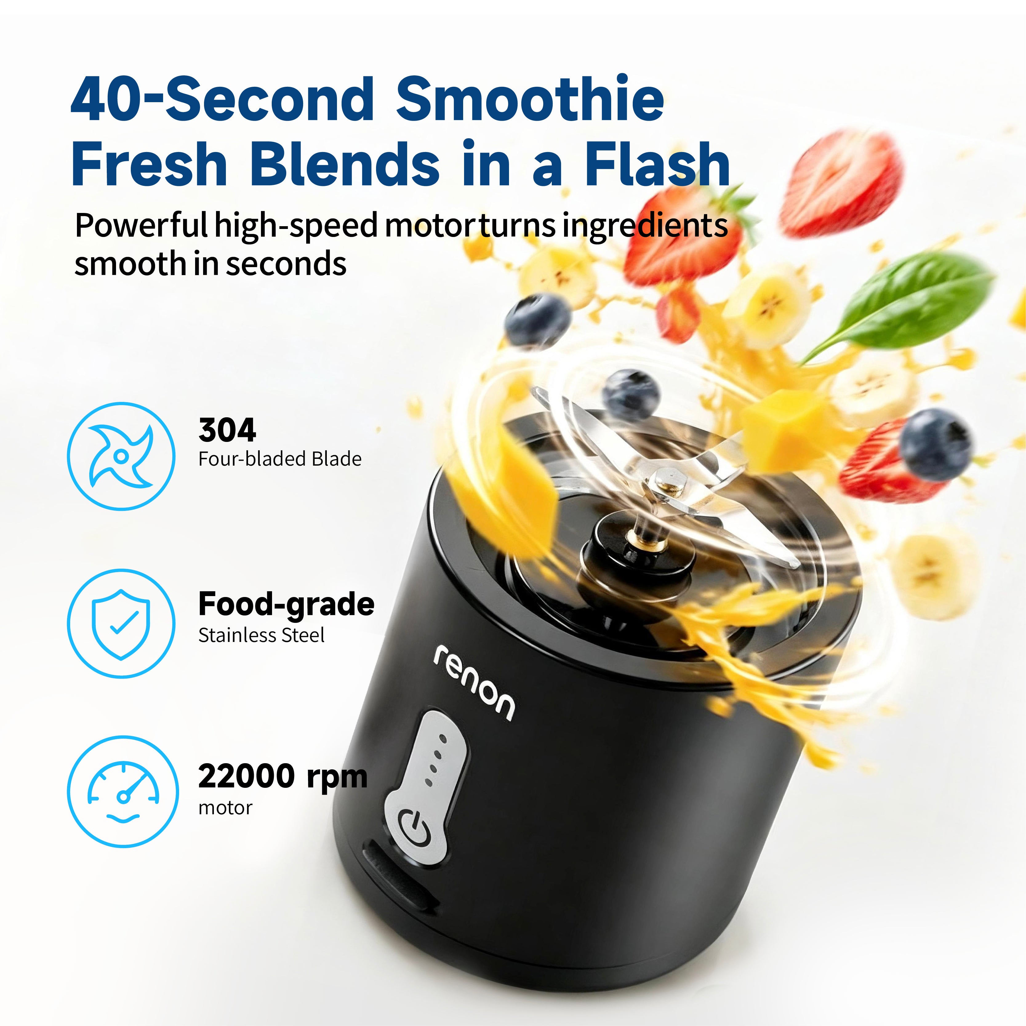 Portable Blender 4000mAh Battery RN-B5