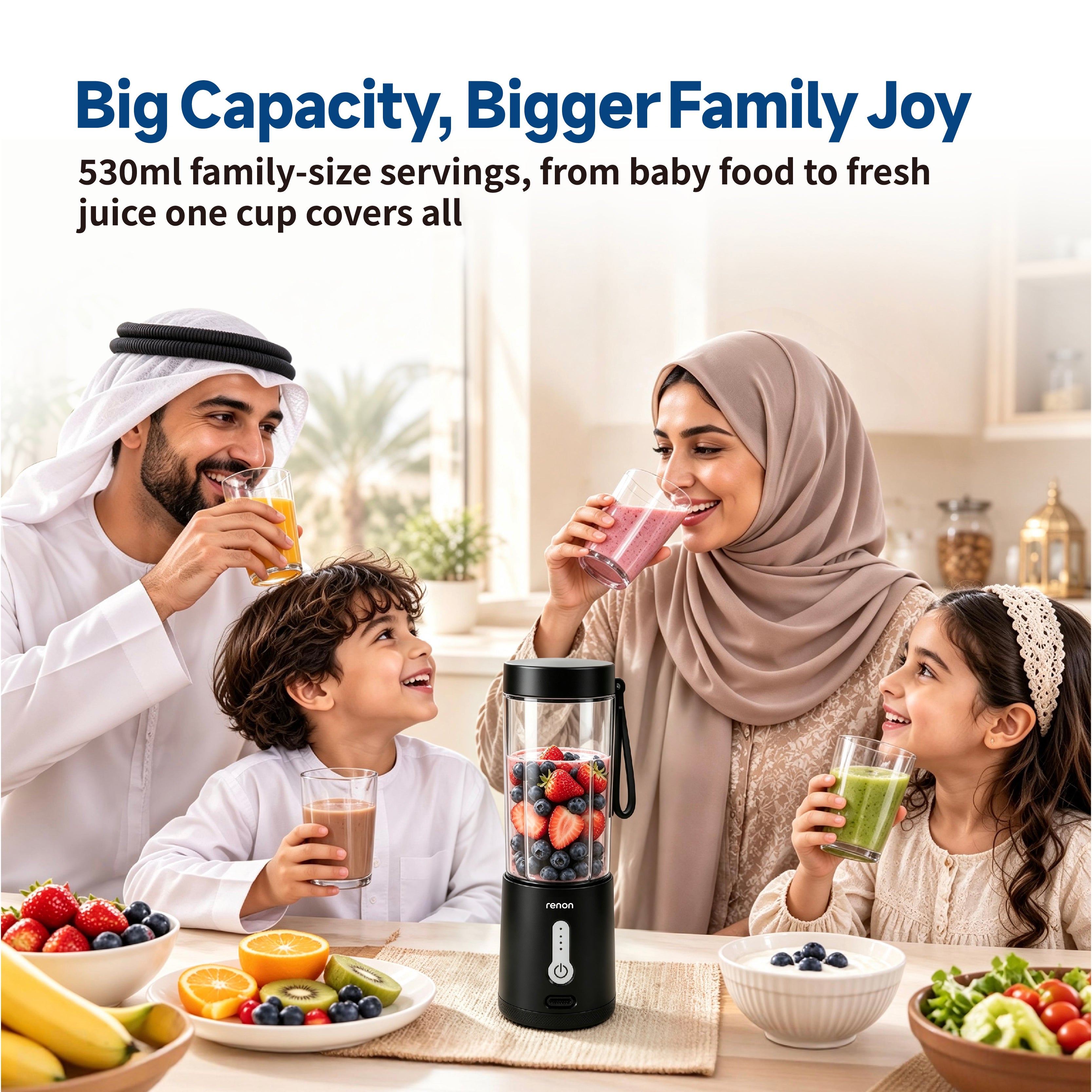 Portable Blender 4000mAh Battery RN-B5