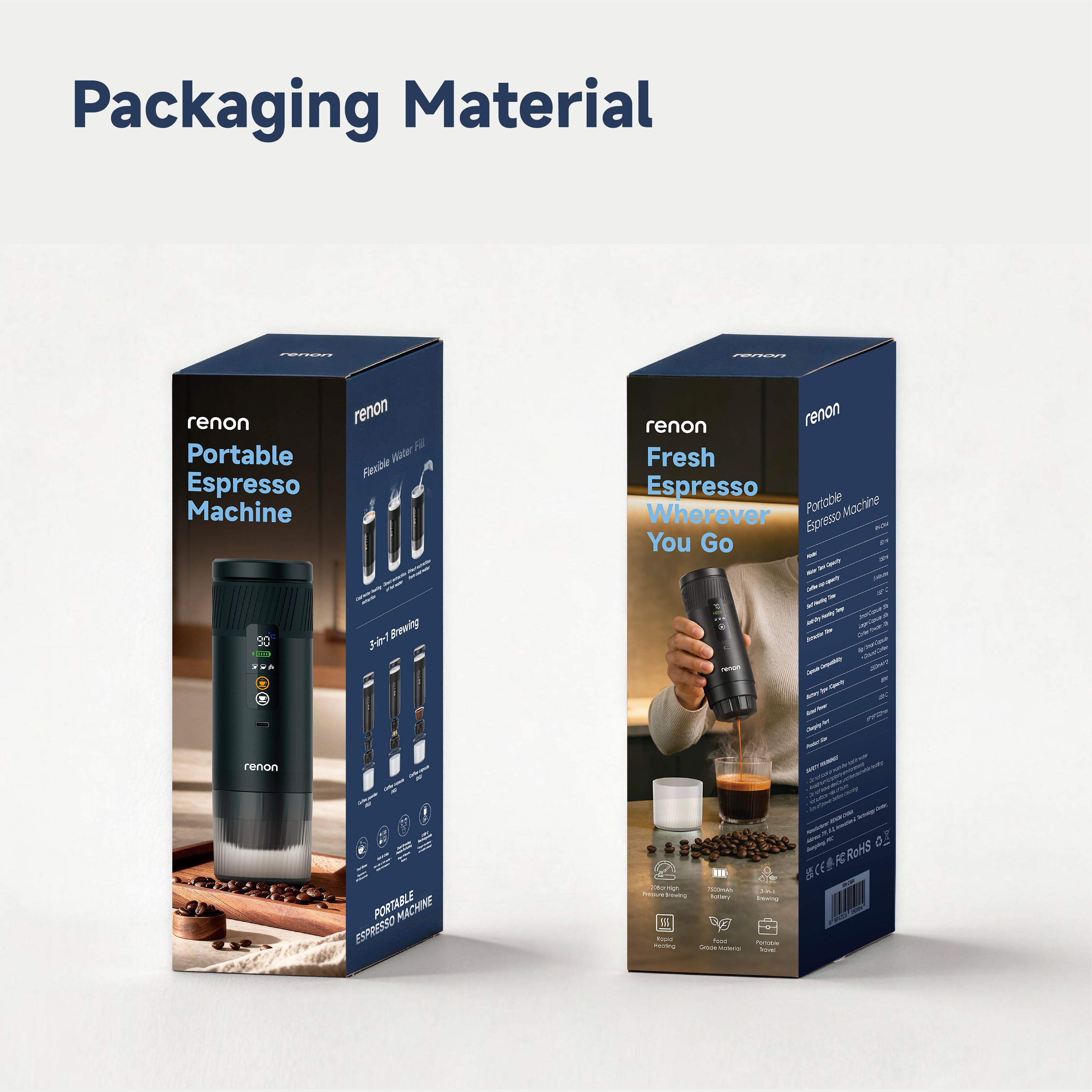 Portable Espresso Machine RN-CM4
