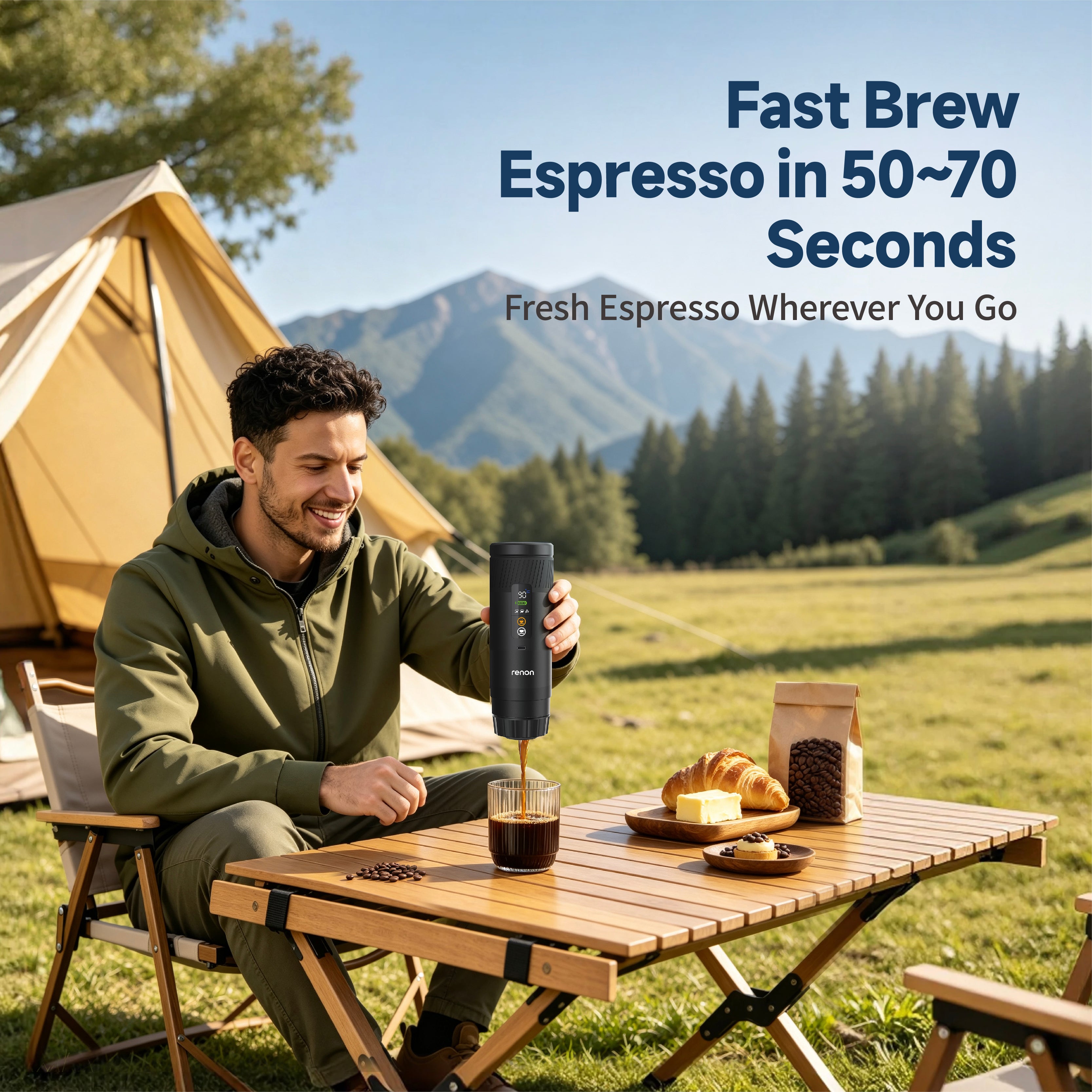 Portable Espresso Machine RN-CM4